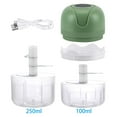thumbnail image 6 of Luxtrada Mini Garlic Chopper, Electric Garlic Blender Portable Food Chopper Rechargeble Mini Garlic Mincer for Dicing, Ginger, Chili, Fruits, Onions Pepper and Baby Food 100ML&250ML, 6 of 9