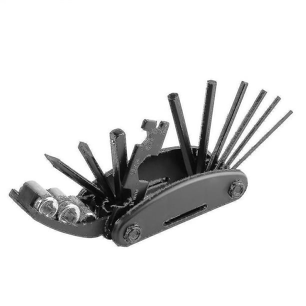 16 In 1 Bicycle Repair Tools Kit Mountain Bike Folding Multitool With