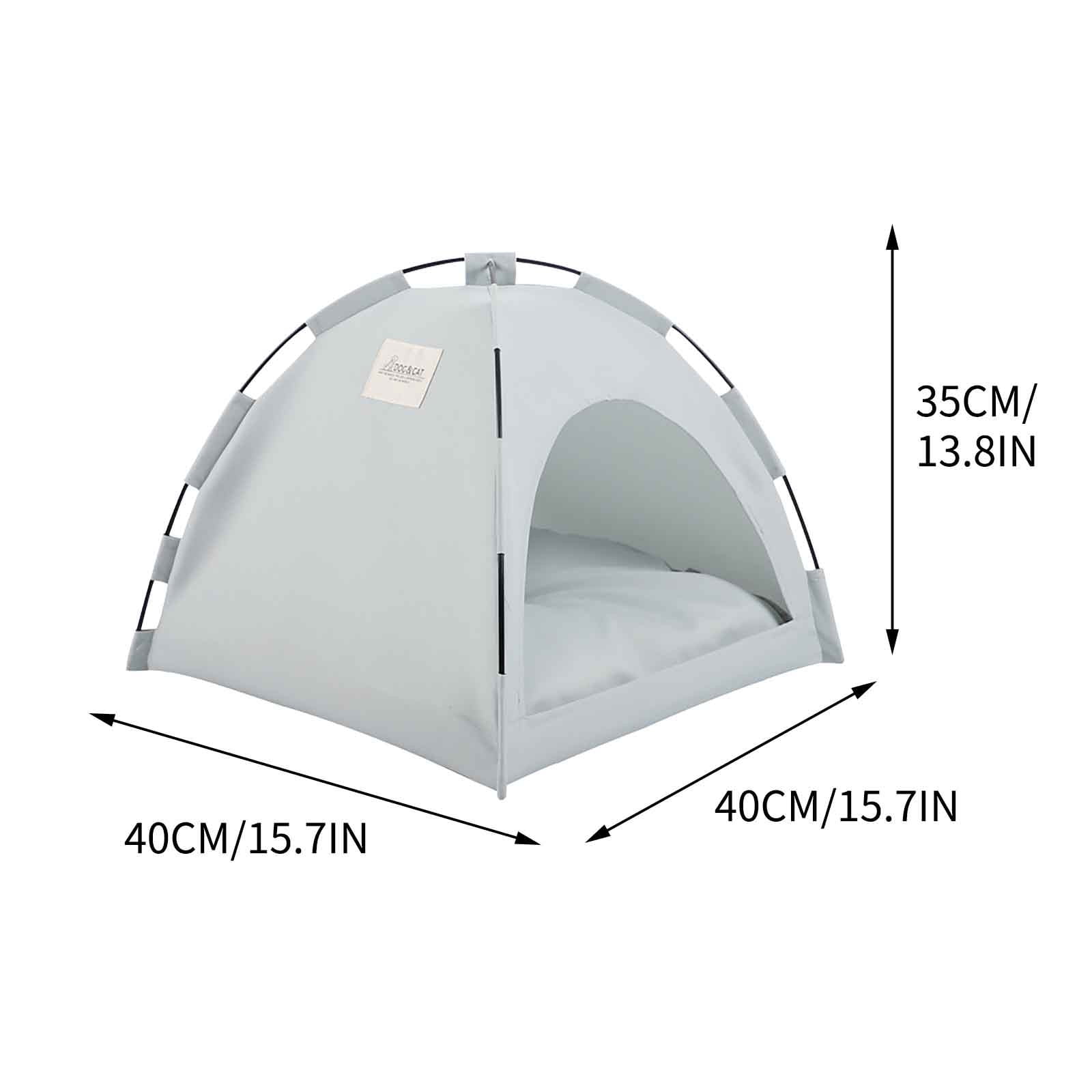Breathable Pet Tent Outdoor Summer Pad, Foldable Solid Color Pet Cage House, Portable Cooling Shelter For Small Dogs Cats Indoor Outdoor Use