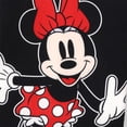 thumbnail image 4 of Disney Toddler Girls Graphic Tee, Minnie Mouse Character Outfit Cloth, Graphic Print Short Sleeve T-Shirt Minnie Black 7-8T, 4 of 6