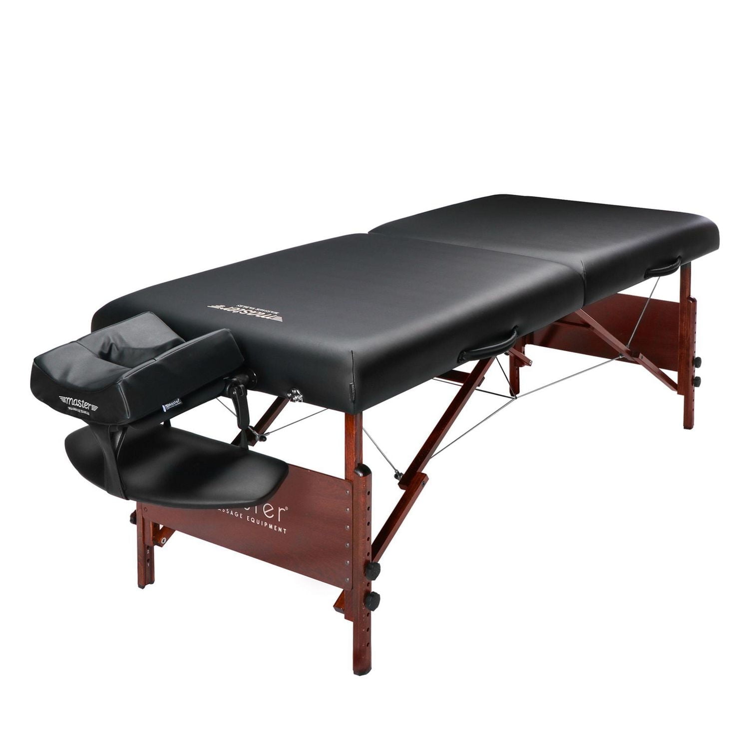 Master Massage DEL RAY™ 76CM table de massage portable avec le coussin de 7.5cm d’épaisseur couleur Noir
