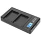 thumbnail image 3 of Cargador De Batería Portátil Para Cámara LI-40B, Cargador Dual USB Con Pantalla LCD, 3 of 7