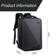 thumbnail image 5 of Mochila rígida antirrobo, mochila fina para ordenador portátil de negocios para hombres, bolsa para ordenador portátil resistente al agua con puerto USB, 5 of 7