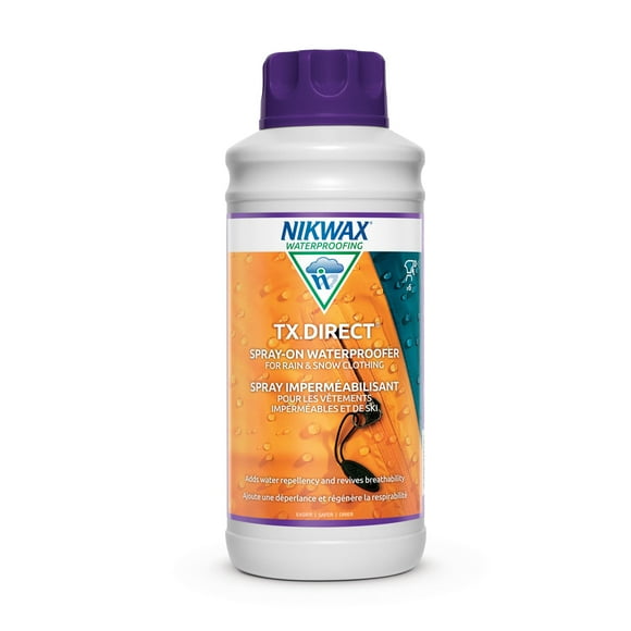 Agente de limpieza Nikwax TX.Direct Spray-On de 1000 ml a prueba de agua
