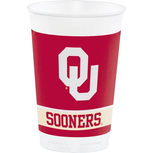 University of Alabama 20 oz Plastic Cups 24 Count for 24 Guests