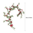 thumbnail image 3 of Guirnalda artificial Bearachild de flores elegantes color Naranja, 3 of 6