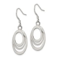 thumbnail image 2 of Auriga Fine Jewelry 925 Sterling Silver Triple Oval Dangle Earrings for Women, 2 of 6