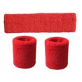 thumbnail image 2 of kurtrusly Unisex Polyester Elastic Wristband Headband Set Solid Color Breathable Sports Basketball Sweatband, 2 of 8