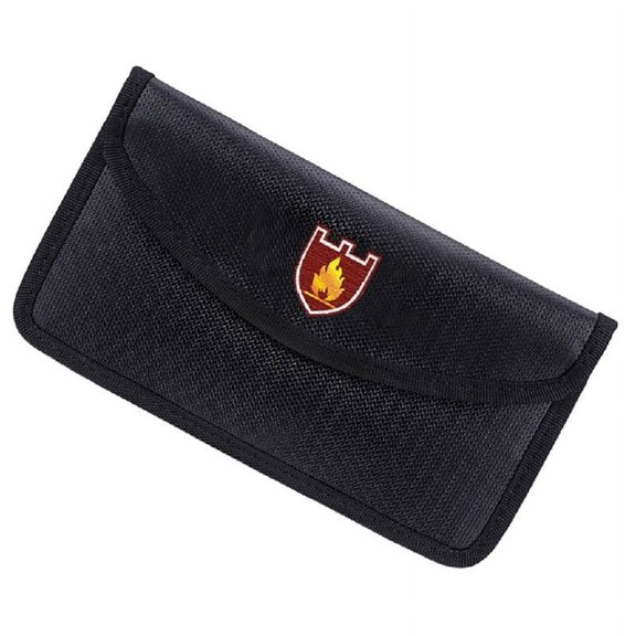 Zeiwohndc Fireproof and Water Resistant Bag Fireproof Money Bag Envelope File Pouches