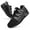 Black, variant on Mens Athletic Shoes Black Breathable Workout Gym Tennis Walking Air Cushion Running Sneakers US 12