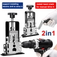 thumbnail image 2 of Wire Stripper Manual Wire Stripping Tool Electric Cable Peeling Machine with Hand Crank Support Use with Hand Electric Drill Wire Stripper, 2 of 5