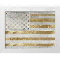 thumbnail image 1 of Sophie 6 18x14 White Modern Wood Framed Museum Art Print Titled - Dawns Early Light Flag II, 1 of 4