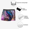 thumbnail image 4 of KLL Beautiful Flower Blue Bird Men's Cotton Boxer Briefs Underwear-Large, 4 of 8