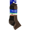 thumbnail image 2 of Gildan Men's Ultra Cotton Quarter Socks Assorted, 3 Pack, 2 of 4