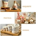 thumbnail image 6 of Japanese Sake Tray Tea Bamboo Fathers Day Gifts Bandejas Para Comida Rectangle Household, 6 of 6