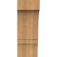 thumbnail image 2 of 6"W x 8"D x 16"H Balboa Rough Sawn Knee Brace, Western Red Cedar, 2 of 4