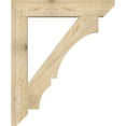 thumbnail image 3 of Ekena Millwork 6"W x 38"D x 46"H Balboa Slat Rough Sawn Bracket, Douglas Fir, 3 of 4