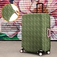 thumbnail image 4 of Green Bigfoot and Tree Pattern Luggage Cover Fashion Suitcase Cover Baggage Covers Fit 25-28 Inch Luggage (Go Travel), 4 of 5