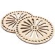 thumbnail image 2 of Wooden Basket Base 2Pcs Beige Smooth Touch for DIY, 2 of 4