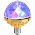 thumbnail image 2 of EIMELI E27 LED Party Bulb 6W Rotating Disco Light Bulb RGB Crystal Stage Bulb Color Changing LED Ball Lamp Bulb Party Stage Lights Bulb for Disco Birthday Party Club Bar Wedding, 2 of 10