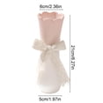 thumbnail image 3 of TTJ Home Decor Ceramic Vase Pink Gradient Creative Modern Desktop Vase Artistic Flower Arrangement Ornament for Living Room Study Table Decoration Contemporary Vase, 3 of 6