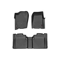 WeatherTech Custom Fit FloorLiners compatible with 2004-2010 Ford Ranger - 1st & 2nd Row, Black