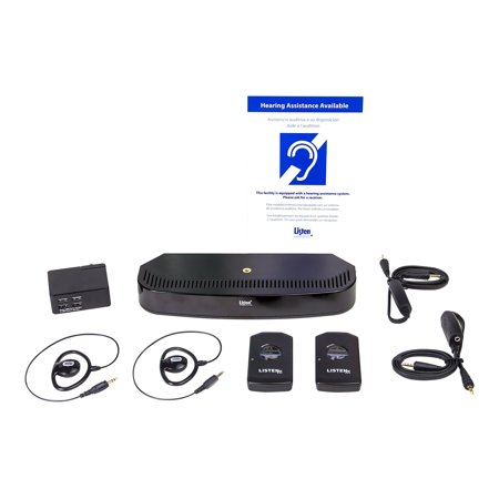 UPC: 0819267022935 | Listen LS-90 ListenIR iDSP Level I System – Headphone system – over-the-ear mount – wired – 3.5 mm jack