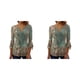 thumbnail image 3 of Qarigey Tops de manga 3/4 Camiseta oscilante Túnica de verano Transpirable Larga duración Señoras Type1 NO1, 3 of 6