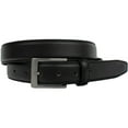 thumbnail image 3 of Nickel Smart Silver Square Titanium Leather Belt - Black, 3 of 7