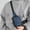 dark blue, variant on Mini Sling Bag Men Women Small Waterproof Crossbody Bag Casual Phone Chest Bag for Travelling Hiking