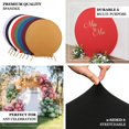 thumbnail image 4 of Efavormart 7.5ft Matte Red Round Spandex Fit Wedding Arch Backdrop Cover - 2-Sided Custom Fit Backdrop Stand Arch Cover, 4 of 11