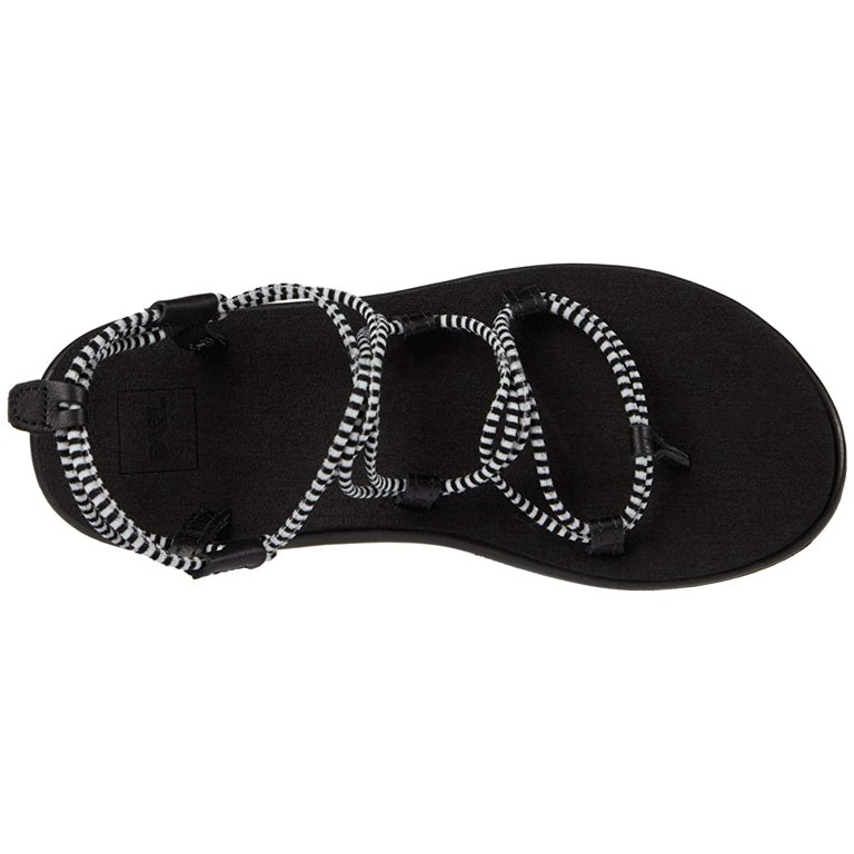Teva Voya Infinity Stripe Black Bright White Walmart Com