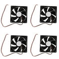 thumbnail image 1 of 4piezas 90mm X 25mm DC 12V Ventilador de Enfriamiento de 2 para Caja de Computador Enfriador de CPU, 1 of 4