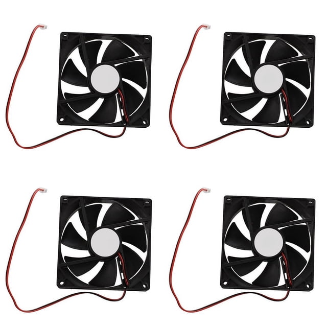 4piezas 90mm X 25mm DC 12V Ventilador de Enfriamiento de 2 para Caja de Computador Enfriador de CPU