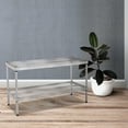 thumbnail image 5 of Design Ideas MeshWorks 2-Tier Metal Storage Shelving Unit Rack, Silver, 5 of 10