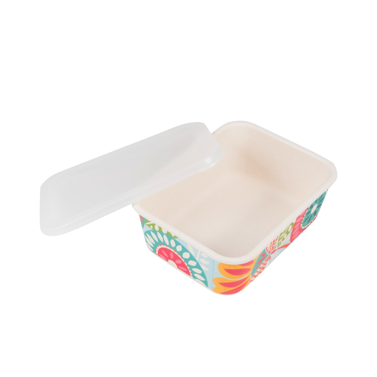 China Bamboo Food Storage Container Set Natural Bamboo Fiber Square Lunch  Boxes With Plastic Lids- Reusable BPA-Free Meal Prep Containers For Kids &  Adults Manufacturer and Supplier