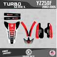 thumbnail image 4 of Kalair GFX Graphics Kit for Yamaha YZ250F (2003-2005) Turbo Series, 4 of 5