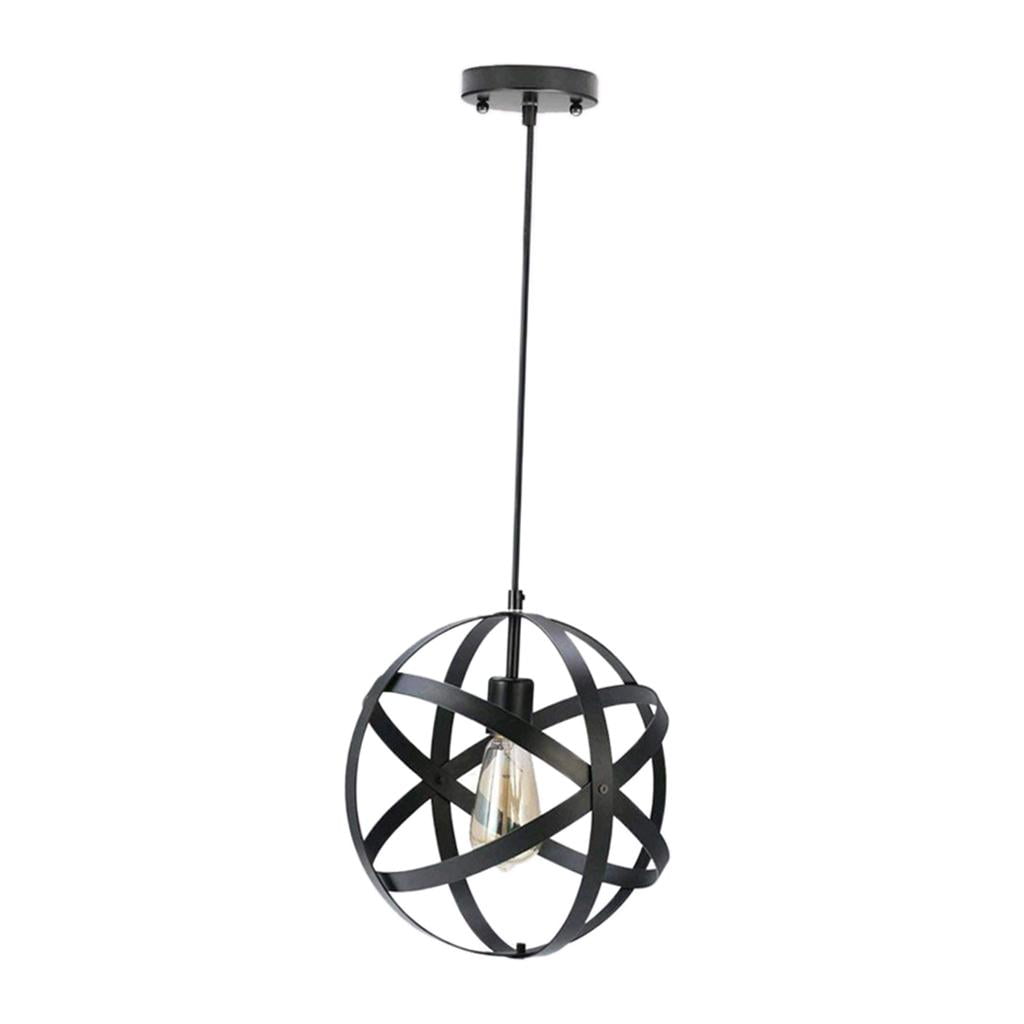 Industrial Metal Cage Pendant Light Lamp For Entryway Table Bar