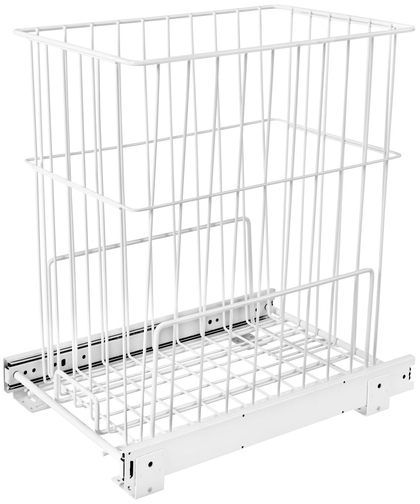 RevAShelf Hrv1220 S Hrv Series 12" Pull Out Wire Laundry Hamper For