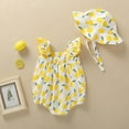 thumbnail image 5 of THJRPQJFD Boys Suit Size 8 Baby Girls Overalls Size 14-16 Girls Straps Apple Print Romper Sunsuit Hat Bodysuit, Fruit-inspired Baby Clothes Boy 12-18 Months, 5 of 5