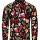 thumbnail image 4 of Camisa novedosa de Navidad para hombre, regalo de fiesta, regalo de vacaciones, camisa de Papá Noel con botones, manga larga, divertidas camisas de disfraces festivos, 4 of 5