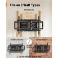 thumbnail image 3 of Soporte de pared Perlegear Full Motion para televisores de 42 a 97 pulgadas de hasta 60 kg, 3 of 7