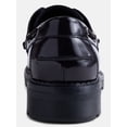 thumbnail image 4 of No Boundaries Men's Faux Leather Chunky Boater Shoes, 4 of 6