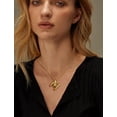 thumbnail image 5 of Balloon Initial Necklaces for Women Bubble Letter Necklace Gold Chain Pendant Alphabet Necklaces Dainty Letter Name Jewelry Gifts, 5 of 5