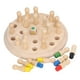 thumbnail image 1 of Ajedrez Memory Match Stick ANGGREK Juego De Ajedrez Con Memoria De Madera De 6 Colores, 1 of 7