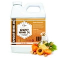 thumbnail image 1 of Aceite de semilla de albaricoque orgánico (32 oz) Premium prensado en frío sin refinar | Aceite de semilla de albaricoque puro para masaje de fabricación de jabón para el cabello y la cara | Portado, 1 of 5
