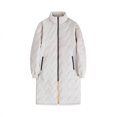 thumbnail image 4 of Men's Extra Long Parka Winter Coats Jacket Heavy Warm Water-resistant Outerwear Cold Weather for Fall Winter Outfits(White,XS), 4 of 9