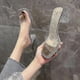 thumbnail image 1 of Women's Transparent High Heels High Heel Sandals Sxq, 1 of 3