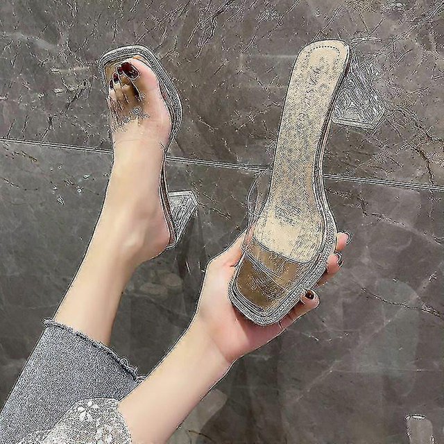Women's Transparent High Heels High Heel Sandals Sxq