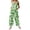 Green-C, variant on Saint Patrick's Day Overalls for Women Loose Fit Jumpsuit Plus Sizes Checkered Straight Leg Pants Stretch Bib Coveralls